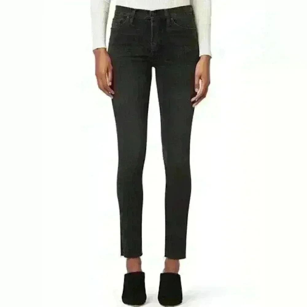 NWT Hudson Jeans Women's size 27 Barbara Super Skinny High-Rise Black MSRP $195